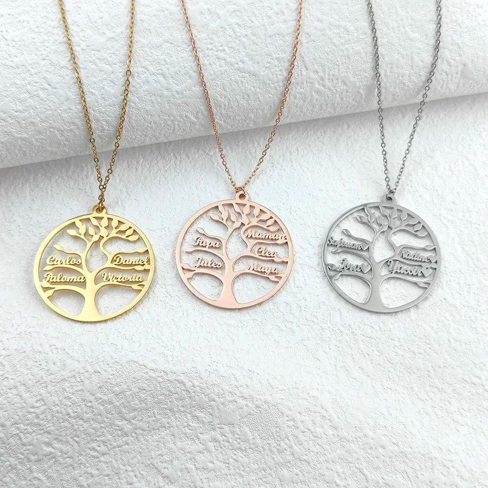 COLLIER ARBRE DE VIE PRÉNOMS